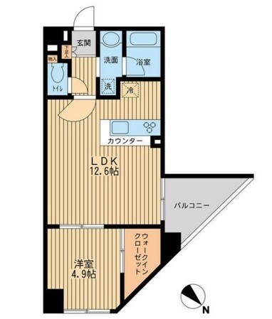 プライムアーバン日本橋人形町の物件間取画像